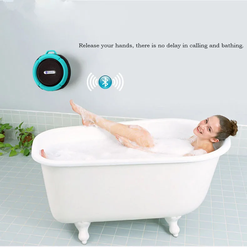Мини беспроводной Bluetooth динамик Портативный Водонепроницаемый Открытый Колонка коробка динамик Поддержка TF карты стерео Hi-Fi колонки altavoz
