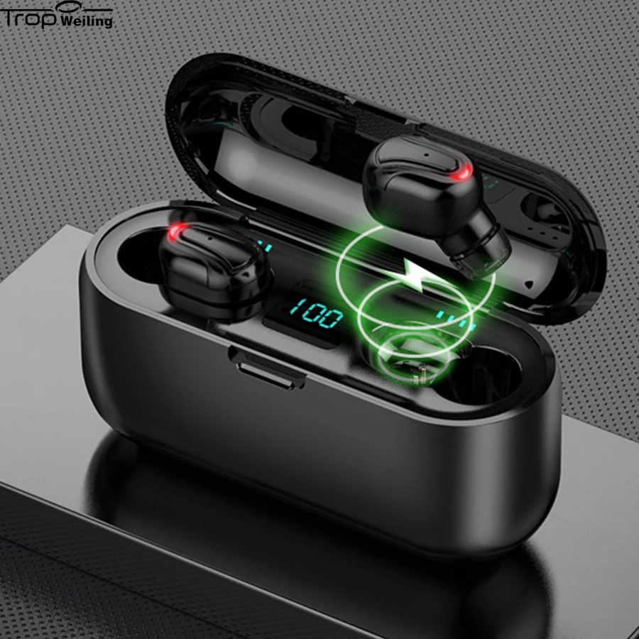 Bluetooth-наушники Trop Weiling спортивные наушники Blutooth 5 0 Q32 беспроводные Tws Handsfree |