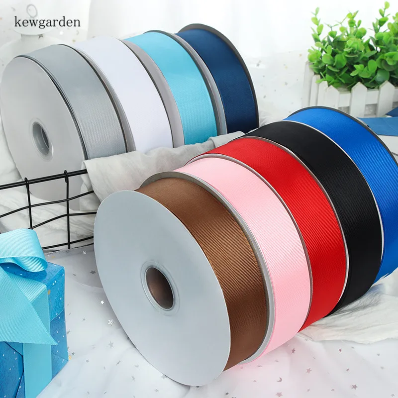 

kewgarden 1.5" 38mm Grosgrain Ribbon DIY Flower Hair Bowknot Accessories Handmade Tape Packing Webbing Wholesale 100 Yards / LOT