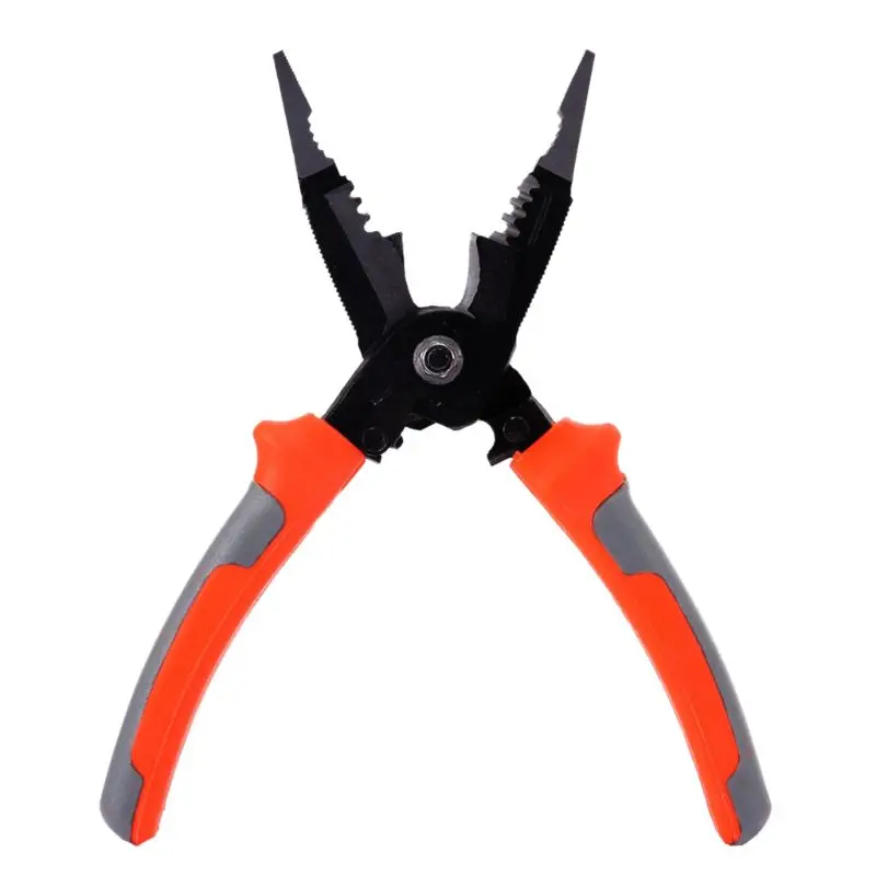 

5 in 1 Wire Stripper Pliers 8" 210mm Multi-functional Cable Crimping Cutter Strip Crimper Electrician Cutting Pliers