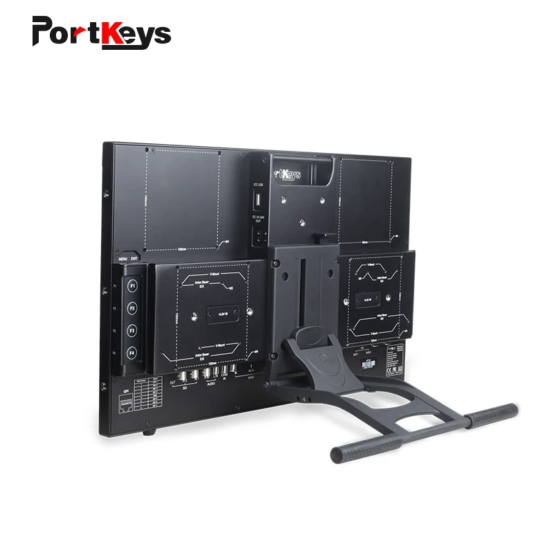 PortKeys MT20 19,5 дюймов HDMI/3G-SDI FHD Разрешение вещания портативный монитор с сложенным Kickstand, черный