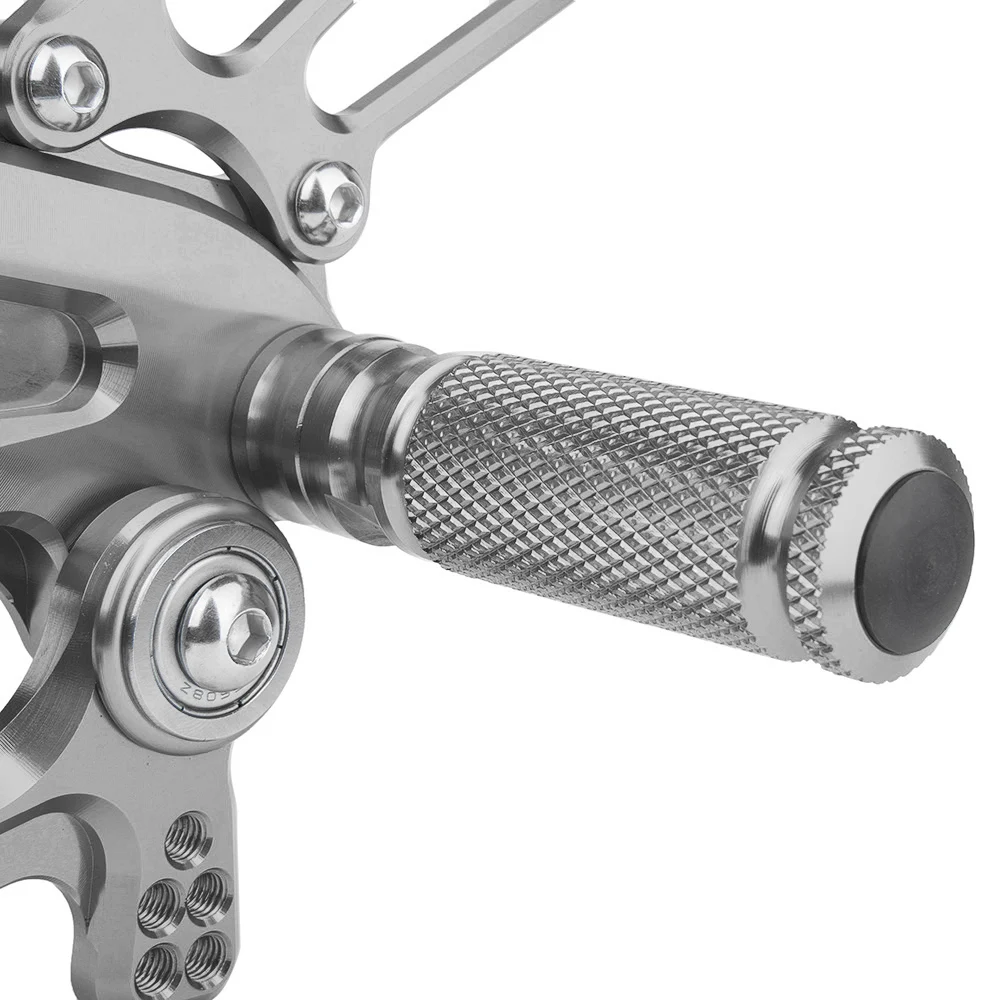 CNC Алюминиевые левые и правые мотоциклетные подставки для ног, регулируемые Задние подножки для Honda CBR250RR CBR 250RR