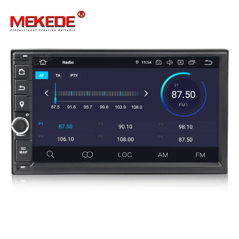 Top 7"Universal Octa Core 2Din Car Android 9.0 Radio Multimedia Player PX5 4G RAM 64G ROM GPS Navigation IPS Screen TDA 7851 4