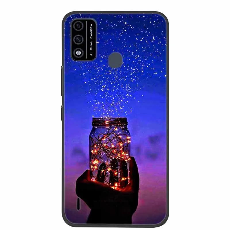 For Itel A48 Case Soft Silicone Cool Cartoon Case For Itel A48 Back Cover for ITEL A 48 Cases Fashion TPU Phone Fundas New Capa phone pouch for running Cases & Covers