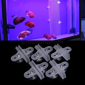 

5pcs Aquarium Fish Tank Divider Suction Cup Divider Plastic Sheet Holder Set New O30 19 dropship