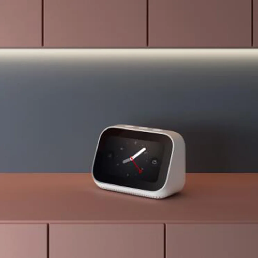 Дизайн xiaomi AI сенсорный экран Bluetooth 5,0 динамик цифровой дисплей Будильник WiFi смарт соединение динамик Mi спикер