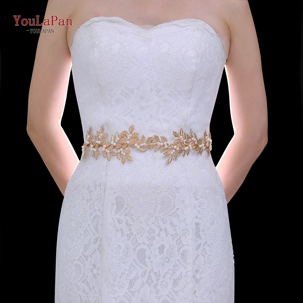 Waist Belt Bridesmaid Belts And Sashes YouLaPan Sparkly Skinny