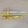 Gold toy swords Cartoon Toys Plastic Model Toy Knife Anime Cos Weapons Props Fly Heavenly Sword Weapon Category Sports 2021 3