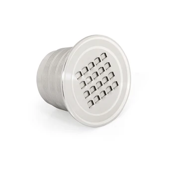 

New Reusable Coffee Capsules Cup Stainless Steel Coffee Filters 2 Refillable Pod with 1 Hammer Spoon Brush for Nespresso Machine