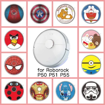 

Provide Customized Custom Vinyl Sticker for Roborock P50 P51 P55 Robot Robotic Vacuum Cleaner Skin Spare Parts Accessories