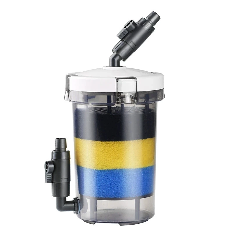 

SUNSUN transparent LW-602/603/602B/603B aquarium pre-filter big fish tank filter with filter cotton mini fish tank filter barrel