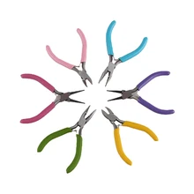 XUQIAN Hot Sale Jewelry Pliers Set 6 Pack Needle Round Nose Plier Wire Cutter with 13cm for Jewelry Making L0101