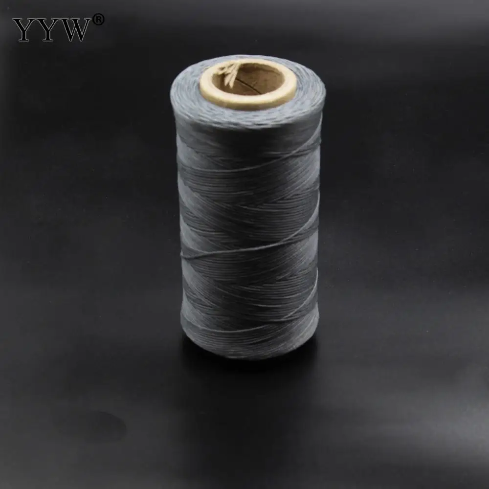 50m/Lot 0.8mm waxed Polyester Cord Needlework Beads Spool String Kumihimo Diy Bracelet Jewelry Findings Rope Component 22 Colors