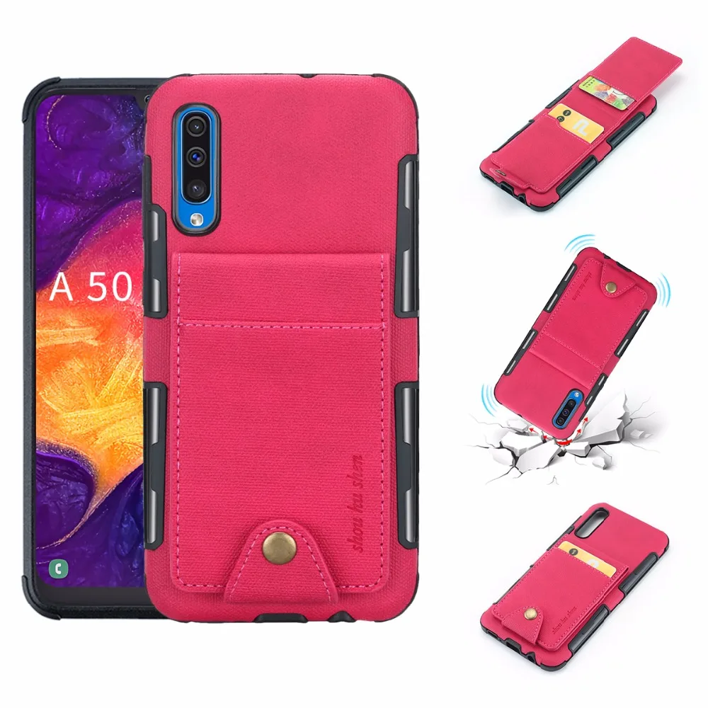 Откидной бумажник с отделением для карт кожаный чехол для телефона samsung A3/A5/A7/J5/J7 J4/J6/J7/J8/A7/A8/A9 S10 Plus