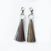 New Reflective Fringe PU Leather Tassel Key Holder Metal Key Chain Keyring Charm Bag Auto Car Key Ring  Environmentally-Friendly ► Photo 3/5