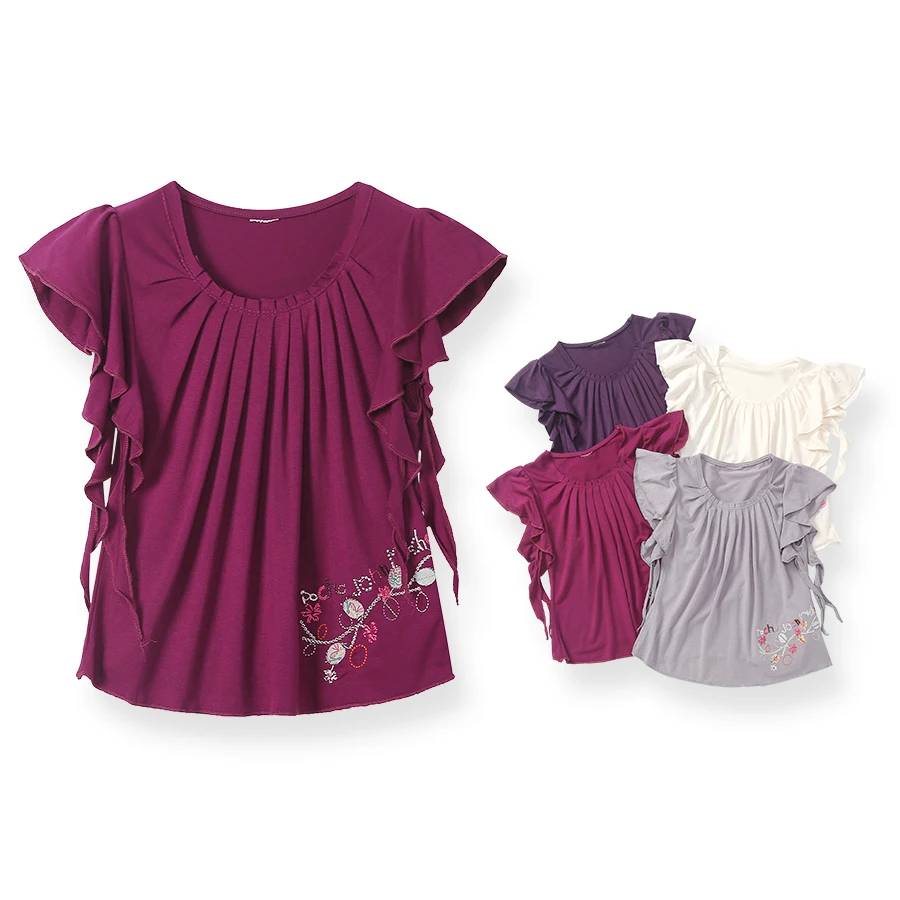 

SheeCute Girls' Toddler & Kids Short Sleeve Crew Neck Tee Shirt SCTS139