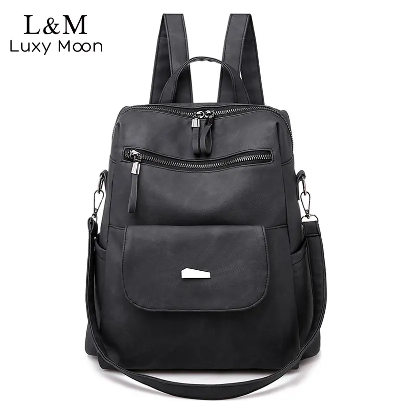 Мода Rugzak женский Mochila PU кожаные школьные сумки для девочек подростков sac