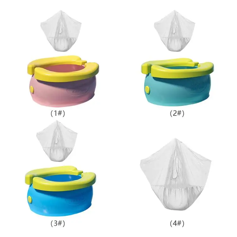 

Cartoon Folding Toilet with Wide Scope of Application Simplicity Portable Baby Infant Urinal Outdoor Travel Potty Poop Bag