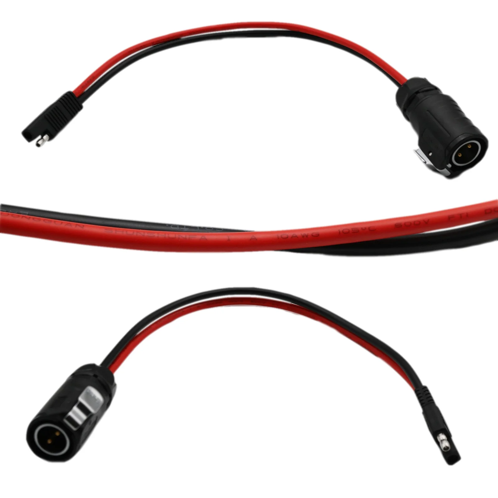 10AWG SAE Кабель-адаптер до 2 Pin мощность промышленный круговой разъем для панели солнечных батарей чемодан фуррион, Форрест речной RV's Industr