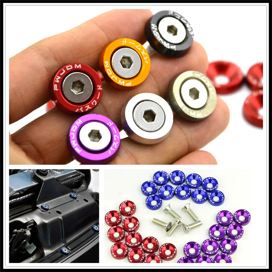 Car M6 Screw Engine License Plate Frame Decoration Fender For Bmw M8 M550i M550d M4 M3 M240i M140i 530i 128i I8 Z4 X5 X4 Nuts Bolts Aliexpress