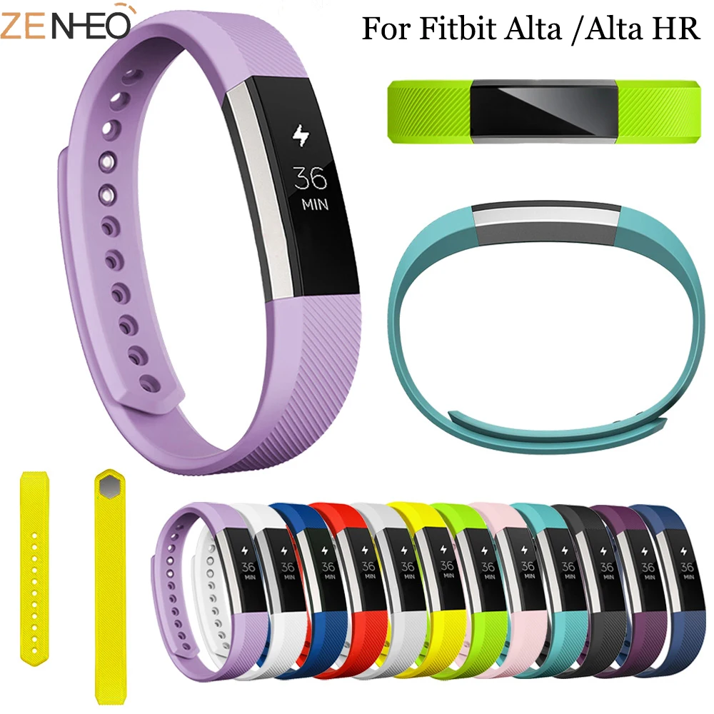 

Soft Silicone High Quality Secure Adjustable Band for Fitbit Alta /Alta HR Wristband Strap Bracelet Watch Replacement Accessory