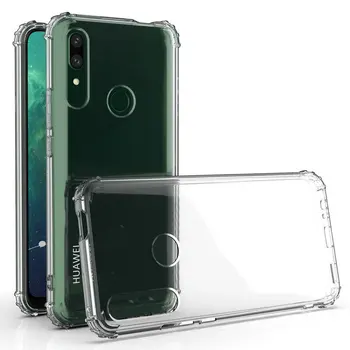 

50pcs/lot For Huawei P Smart Z 2019 Nova 5i Military Clear Shockproof Armor TPU Case For Huawei Y9 Prime 2019 P20 Lite 2019