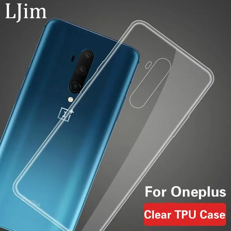 Чехол для One Plus 3 5 6 7 Pro Tansparent прозрачная задняя крышка OnePlus силиконовый мягкий ТПУ