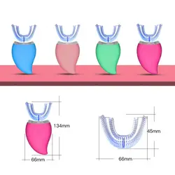 Новая зубная щетка полностью автоматическая Водонепроницаемая u-образная зубная щетка отбеливающая Очищающая зубная Щетка Горячая