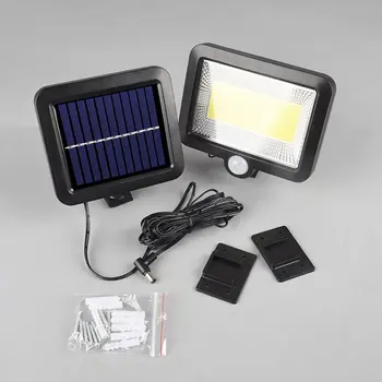 

LED Solar Light Outdoors Garden Light Waterproof PIR Motion Sensor Wall Lamp Spotlights Security Emergency Street Lamp