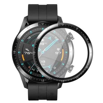 

2pcs/set Protective Film for Watch GT2 42mm/46mm GT2E Hot Bending Full Screen Curved Surface Smartwatch Protector Film