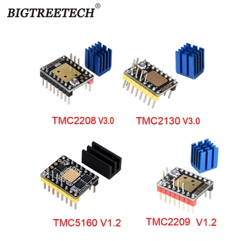 

5PCS TMC2209 TMC2208UART TMC2130SPI TMC5160 Stepper Motor Driver For 3D Printer Control Board In Stock