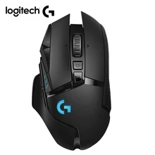 Мышь для игр, Мышь для игр, G502, LIGHTSPEED, беспроводная мышь HERO 16000 dpi, поддержка POWERPLAY, беспроводная оптическая мышь, геймер