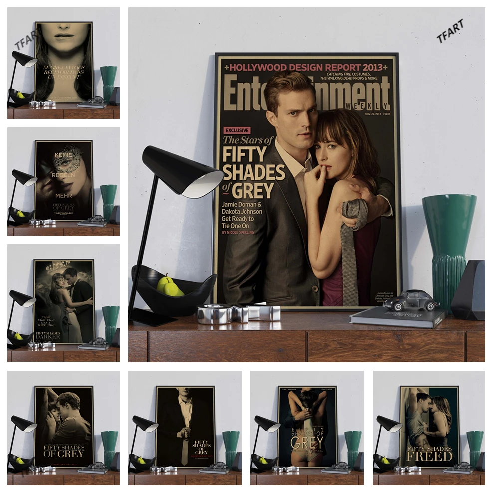 Fifty Shades of Gray Classic Movie Diamond Embroidery Painting Inlaid DIY Full Embroide Home Decoration | Дом и сад