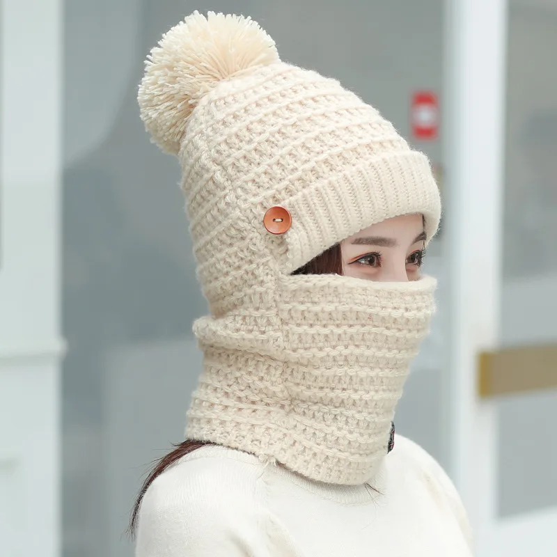 

Mask Cold Scarf Head Band Winter Women's Full Face Neck Guard Warm Women's Windshield Hat Riding Equipment Face Mask