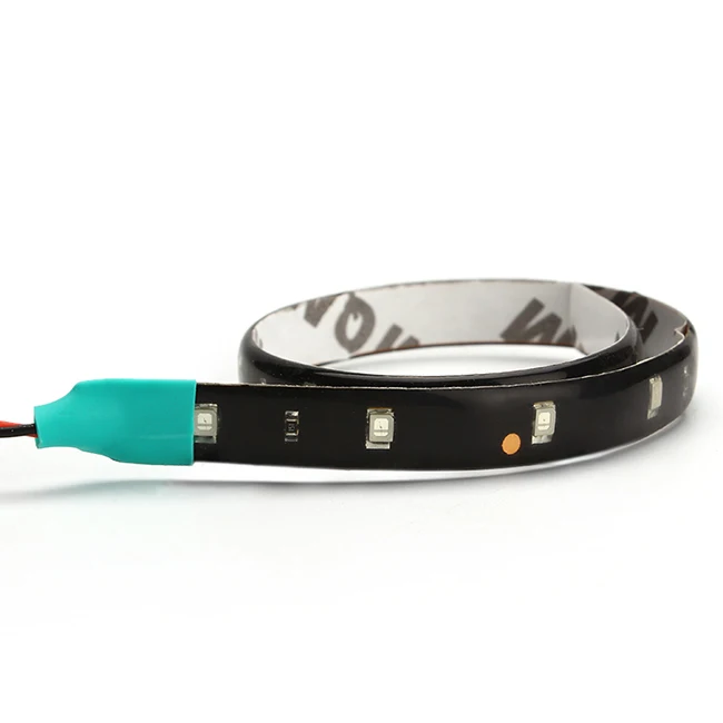 LEEPEE 15SMD светодиодный гибкий 30 см украшения лампы для стайлинга автомобилей дневные ходовые огни авто аксессуары световая лента для автомобиля водонепроницаемый