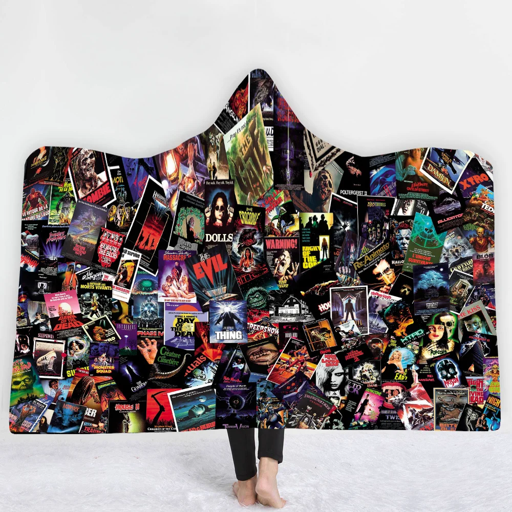 3D-Horror-Movie-Character-Hooded-Blanket-For-Adult-Gothic-Halloween-Killers-Sherpa-Fleece-Wearable-Throw-Blanket (2)