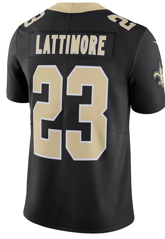 41 Alvin Kamara jersey 9 Drew Brees 28 Adrian Peterson 23 Marshon Lattimore 13 Michael Thomas JERSEY - Цвет: Limited