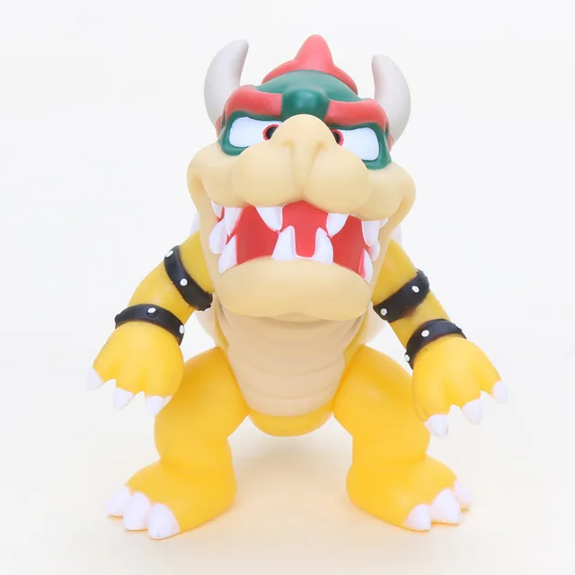 bowser 8-12 см Фигурки "Супер Марио" игрушки Super Mario Bros Bowser Luigi Koopa Yoshi Mario Maker Odyssey ПВХ фигурка модель игрушки куклы - Цвет: bowser