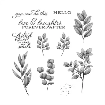 

2020 New DIY Metal Cutting Dies and Scrapbooking For Paper Making Leaf Petal Embossing Frame Card Craft With Clear Stamps Set