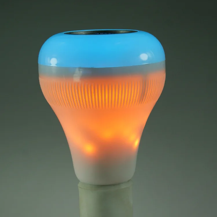 

Supply Of Goods Wireless Bluetooth Music LED Bulb Lamp Flame Bulb RGB Model Flame LED Bulb