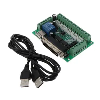 

5 Axis CNC Breakout Board With Optical Coupler For Stepper Motor MACH3 Driver