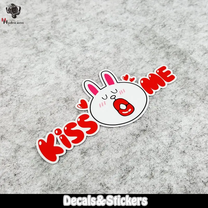 NO. LN283 мультфильм Kiss Me Rabbit MOTO GP Светоотражающая Автомобильная наклейка наклейки