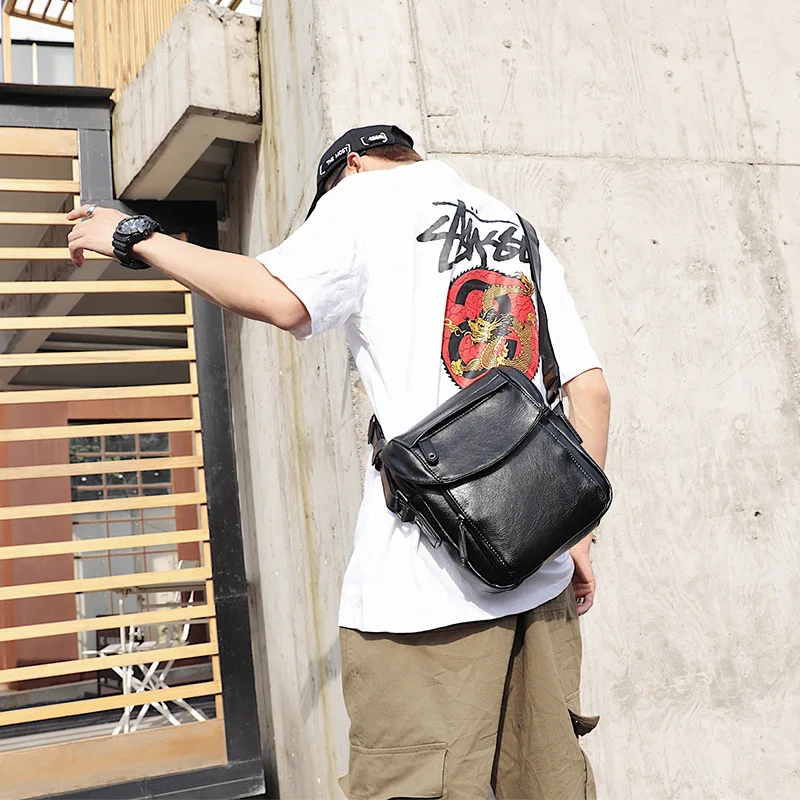 

New Korean version of leisure men's handbag single shoulder oblique satchel leisure business men's bag