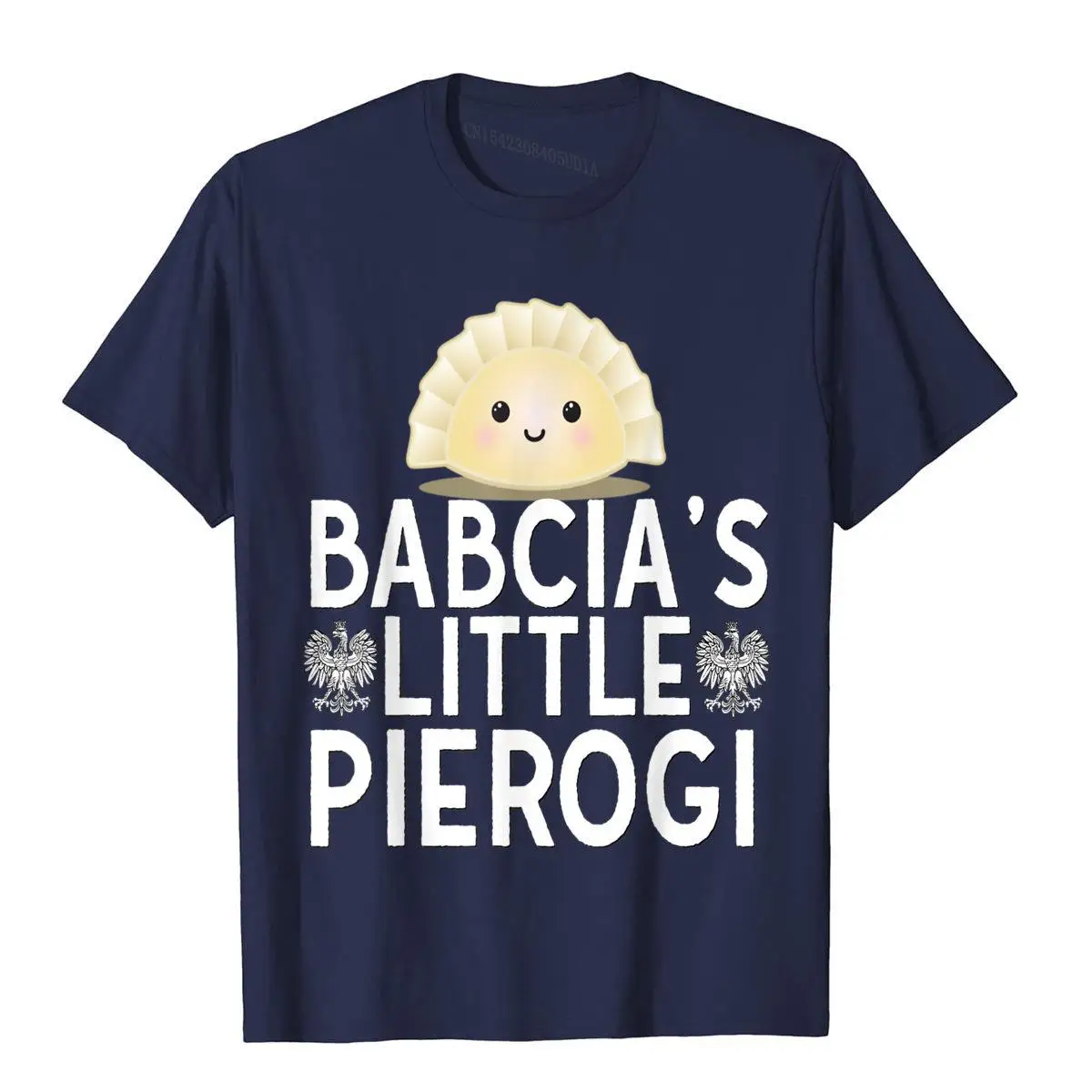 Babcia Little Pierogi Shirt Kids Polish Pride Poland Dyngus T-Shirt__B12518navy