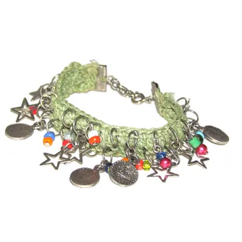 

Pafuli Green Ornate Bracelet