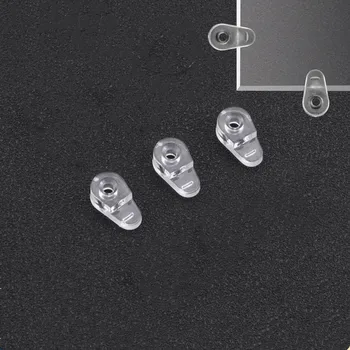 

20pcs Plastic Glass Retainer Transparent Mirror Cabinet Fix Clips display dresser bathroom mirror wine cabinet Glass Hardware
