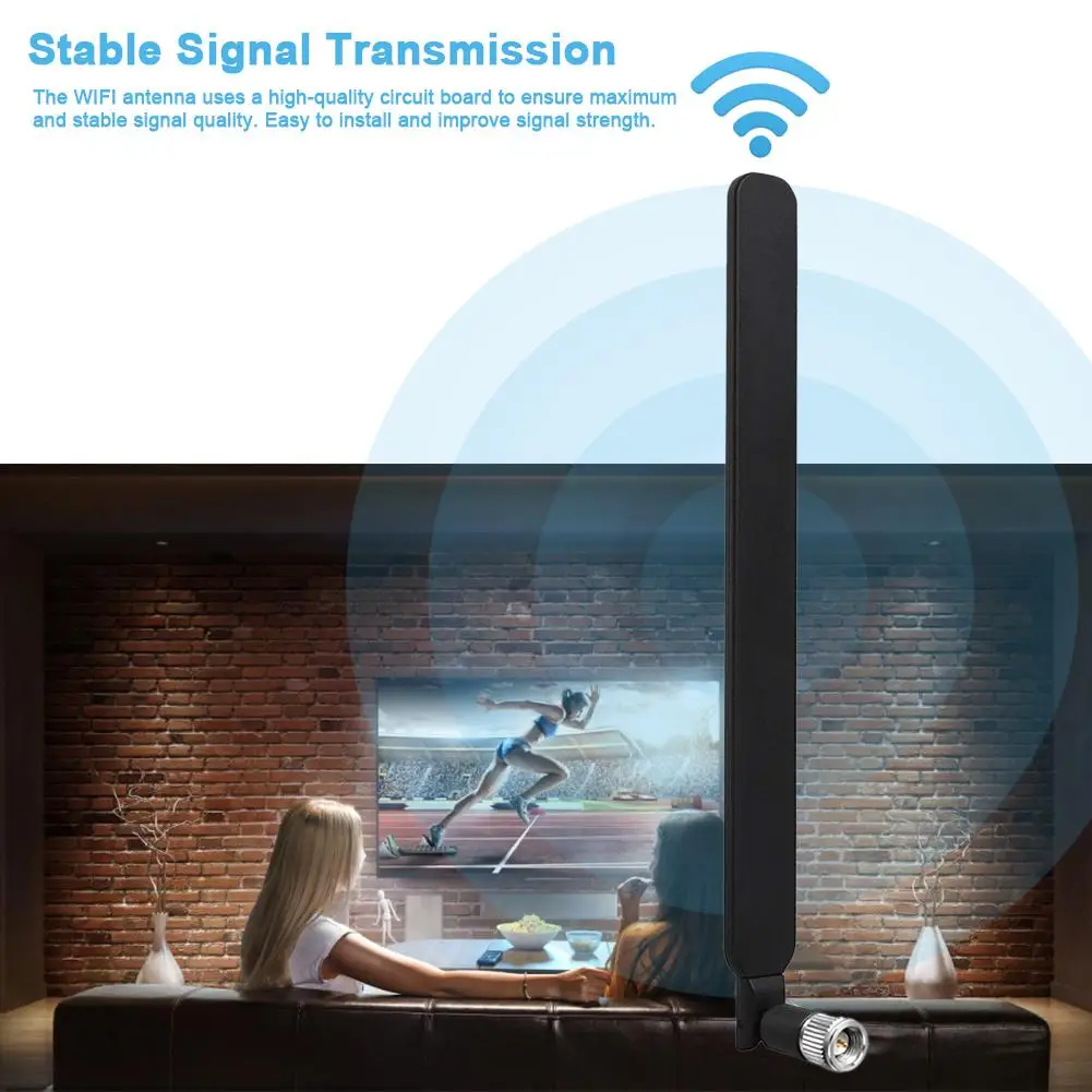 Wifi 4G беспроводная антенна 9dBi Двухдиапазонная всенаправленная антенна с SMA штекерным разъемом беспроводной сетевой маршрутизатор