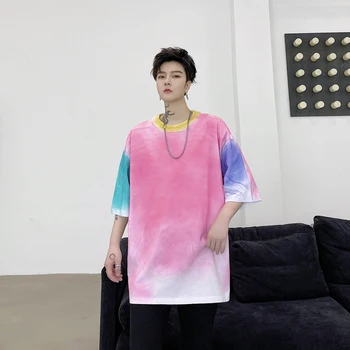 

Male Colors Short Sleeve Casual Loose Tees Shirts Male Women Unisex Summer Streetwear Hip Hop T-shirt