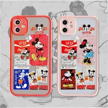 

Mickey Minnie Phone Case Cover for Iphone 13 12 Pro Max 11 8 7 6 S XR PLUS X XS SE 2020 Mini Anti-drop Mobile Phone Case