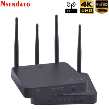 

5GHz 200M 4K UHD Wireless Transmission HDMI Extender Transmitter Receiver Video Converter Kit 200M Wifi HDMI Sender DVD PC to TV